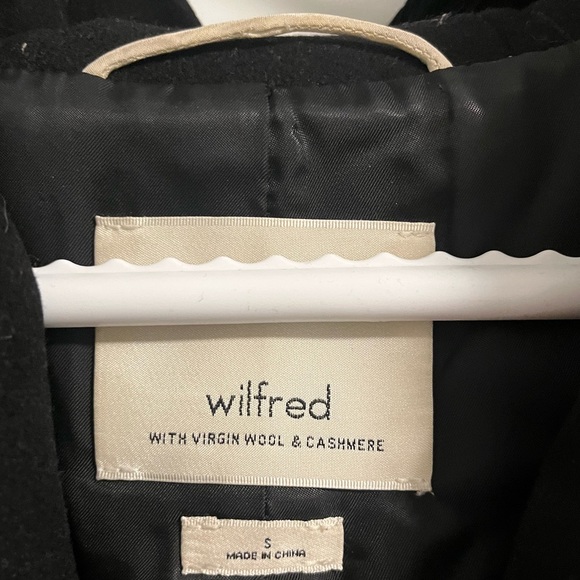 Wilfred long wool coat, size small - Picture 3 of 3